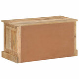 Vidaxl schoenenopbergbank 85x40x45 cm massief mangohout