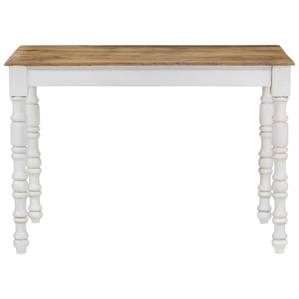 Vidaxl eettafel 110x60x76 cm massief mangohout