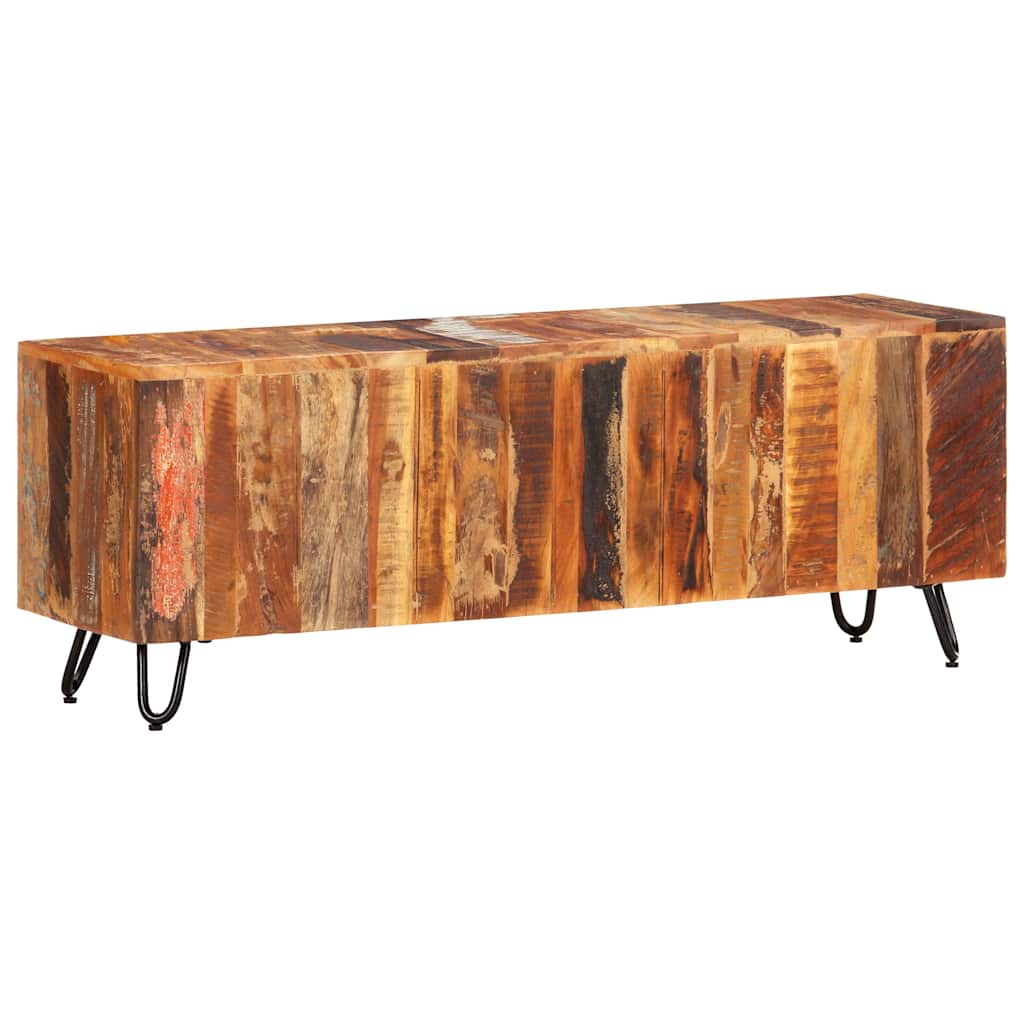 Vidaxl tv-meubel 110x30x40 cm massief gerecycled hout