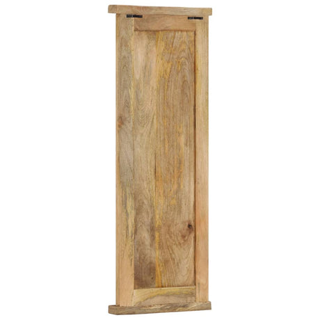 Racks de manteau vidaxl 2 pcs 38x100 cm en bois de mangue solide