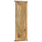 Racks de manteau vidaxl 2 pcs 38x100 cm en bois de mangue solide