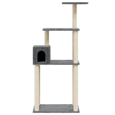 Vidaxl Cat Scratch Post avec sisal Scratch Posts 147 cm Gris foncé