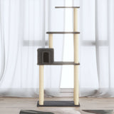 Vidaxl Cat Scratch Post avec sisal Scratch Posts 147 cm Gris foncé