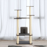 Vidaxl Cat Scratch Post avec Sisal Scratch Posts 110 cm Gris foncé