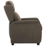 Vidaxl ligstoel taupe 66.5 x 94 x 101.5 cm polyester