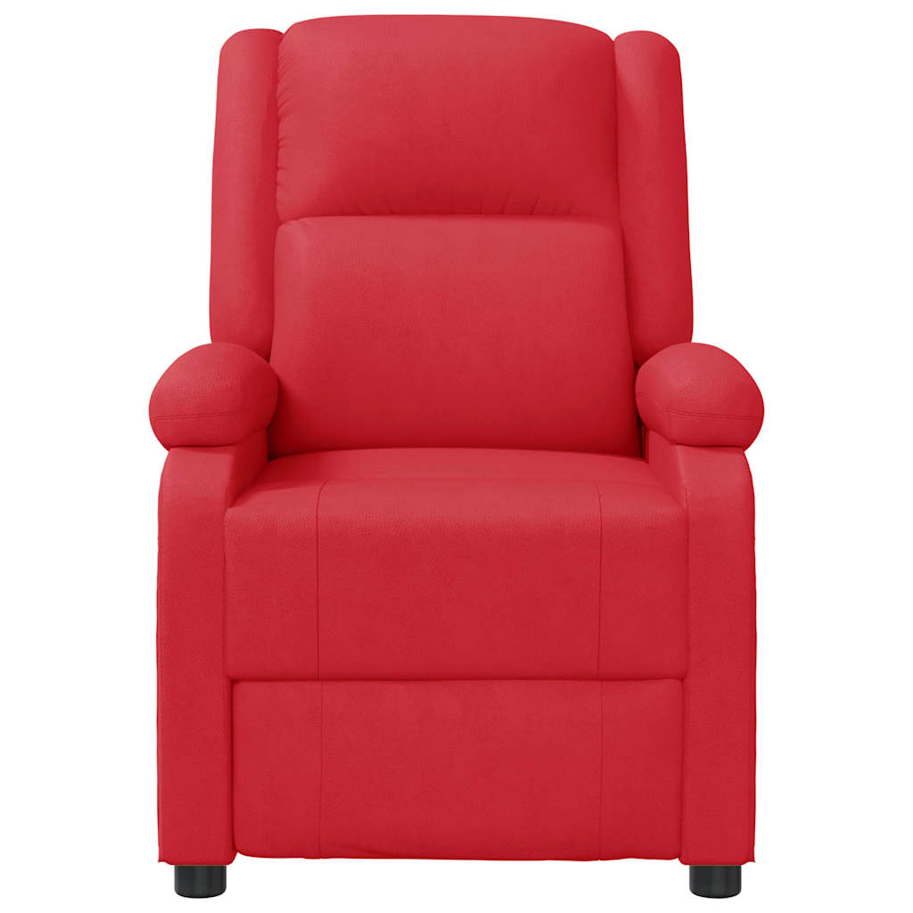 Vidaxl massagestoel kunstleer rood