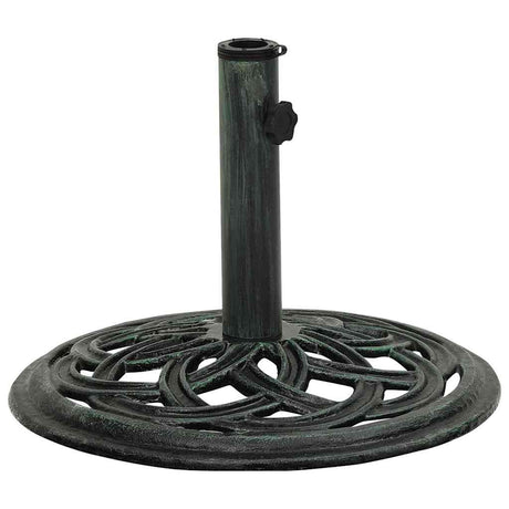 Vidaxl Parasol Foot 44x44x31 cm en fonte vert