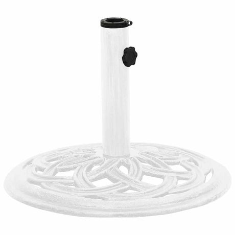 Vidaxl Parasol Foot 44x44x31 cm en fonte blanche