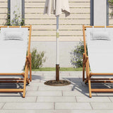 Vidaxl Parasol Foot 44x44x31 cm en fonte en fonte colorée