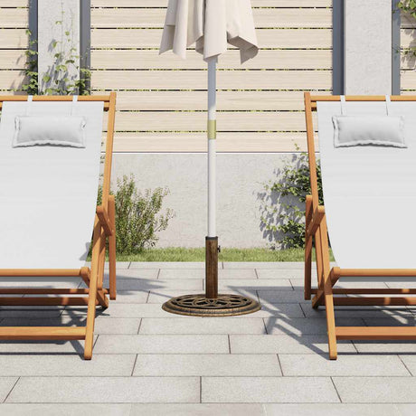 Vidaxl Parasol Foot 44x44x31 cm en fonte en fonte colorée