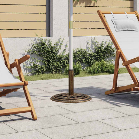 Vidaxl Parasol Foot 44x44x31 cm en fonte en fonte colorée