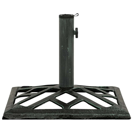 Vidaxl Parasol Foot 44x44x31 cm en fonte vert