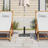 Vidaxl Parasol Foot 44x44x31 cm en fonte vert