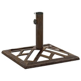 Vidaxl Parasol Foot 44x44x31 cm støbejerns bronze farvet