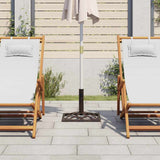 Vidaxl Parasol Foot 44x44x31 cm en fonte en fonte colorée
