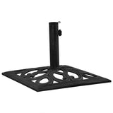 Vidaxl Parasol Foot 47x47x33 cm en fonte noire