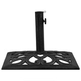 Vidaxl Parasol Foot 47x47x33 cm en fonte noire