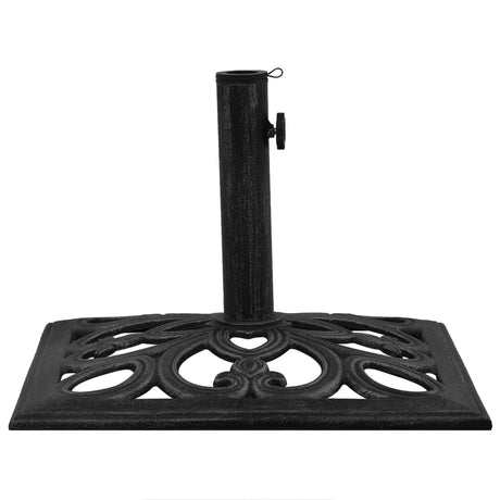 Vidaxl Parasol Foot 47x47x33 cm en fonte noire