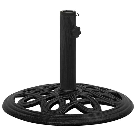 Vidaxl Parasol Foot 44x44x32 cm en fonte noire