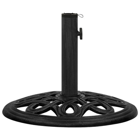 Vidaxl Parasol Foot 44x44x32 cm en fonte noire