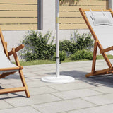 Vidaxl Parasol Foot 45x45x30 cm en fonte blanche