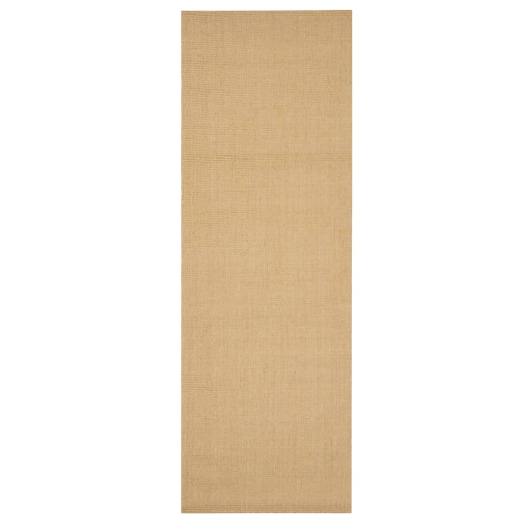 Tapis vidaxl 66x200 cm sisal naturel