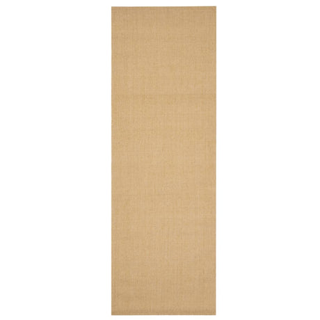 Tapis vidaxl 66x200 cm sisal naturel