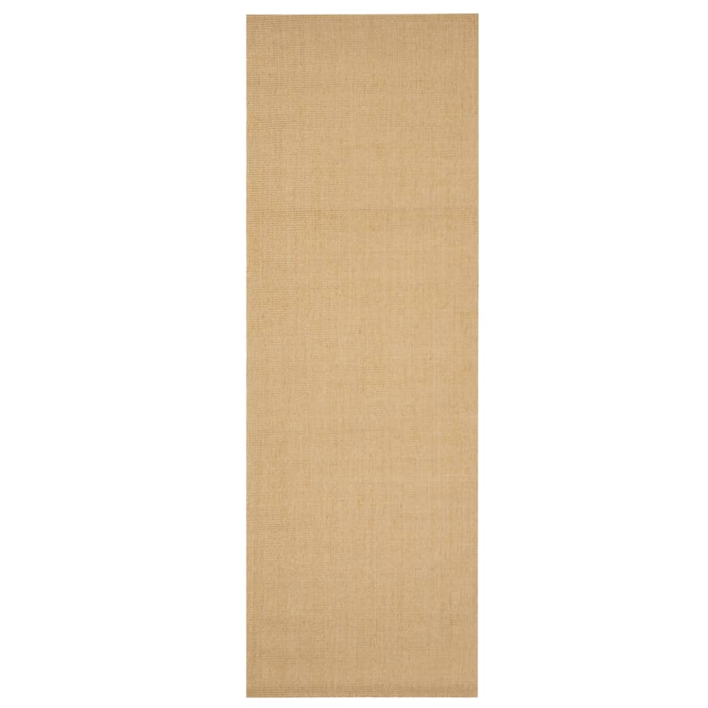 Vidaxl Rug 66x200 cm Sisal natural