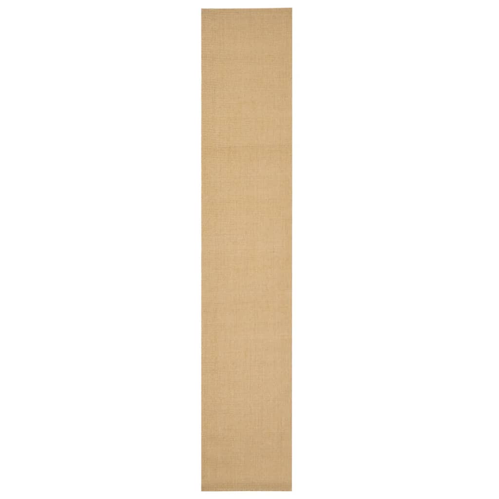 Vidaxl Rug 66x350 cm Sisal natural