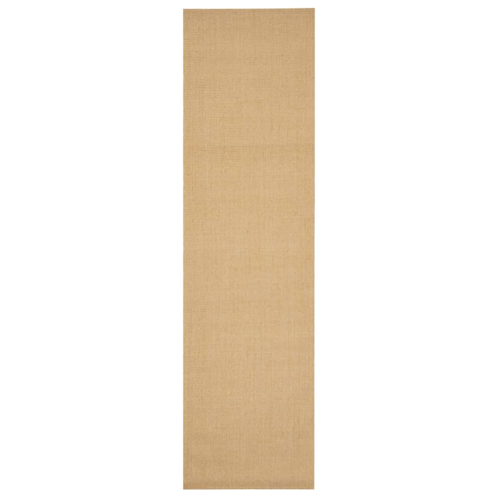 Vidaxl Rug 80x300 cm Sisal naturel