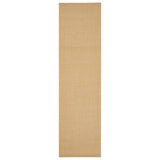 Vidaxl Rug 80x300 cm Sisal naturel
