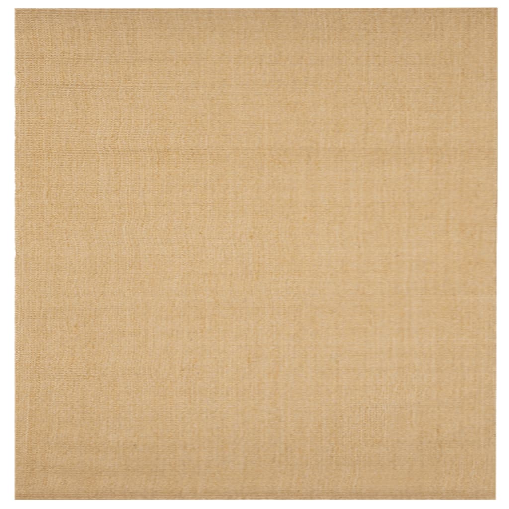 Vidaxl Teppich 100x100 cm Natural Sisal