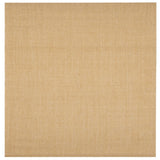 Vidaxl Teppich 100x100 cm Natural Sisal