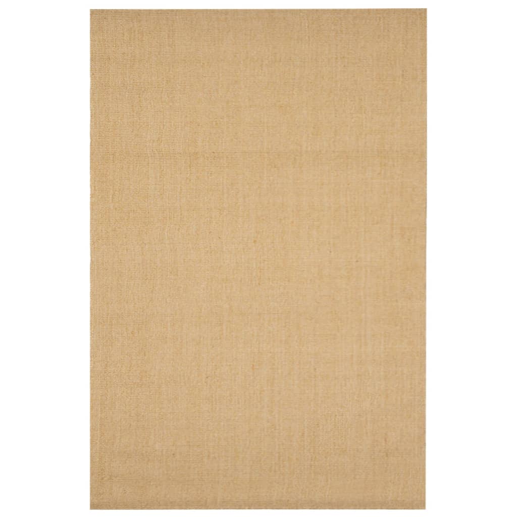 Vidaxl -mattan 100x150 cm naturlig sisal