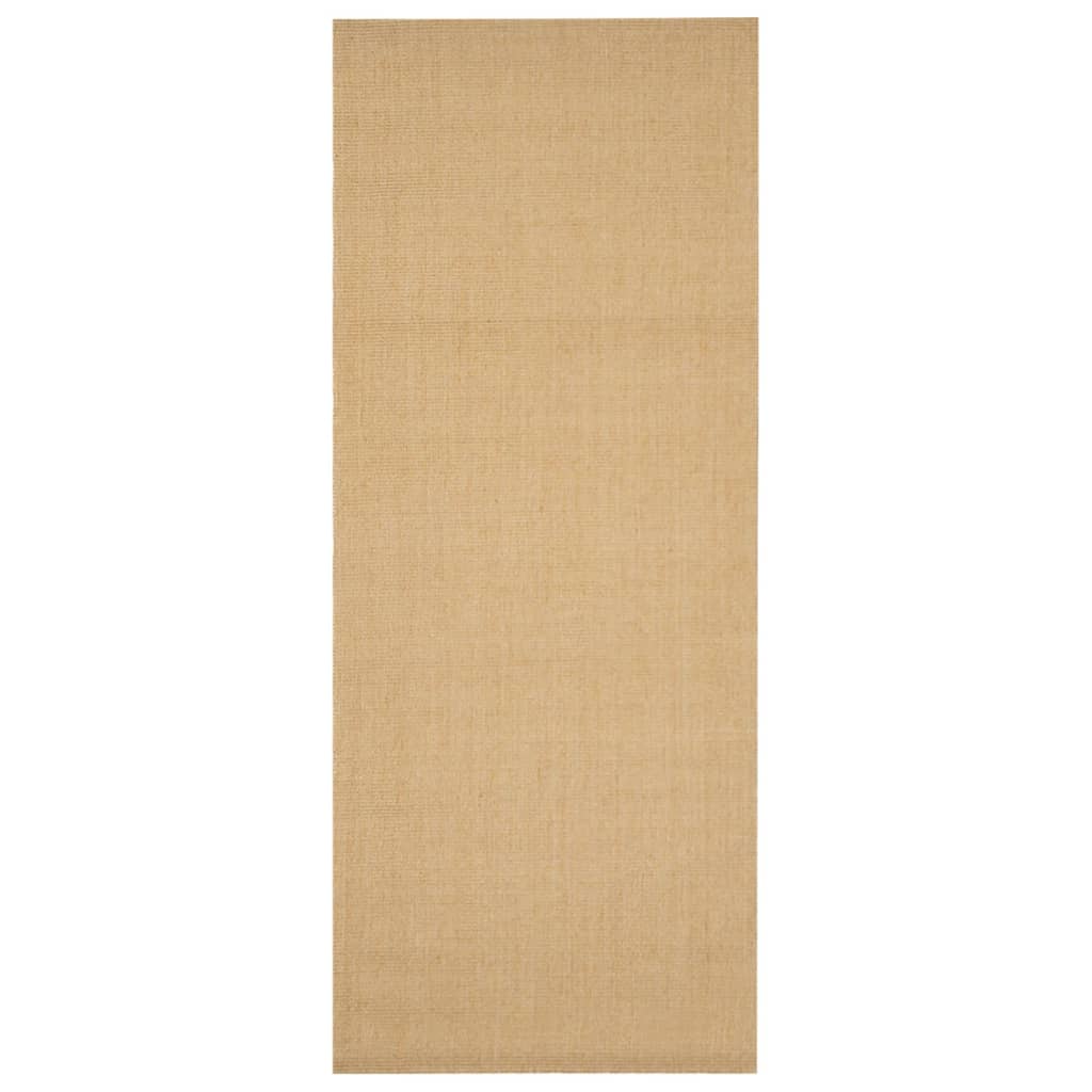 Vidaxl tappeto 100x250 cm naturale sisal