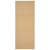 Vidaxl tappeto 100x250 cm naturale sisal