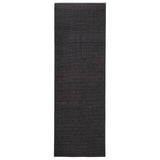 Alfombra Vidaxl 66x200 cm Natural Sisal Black