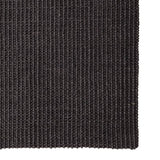 Vidaxl Rug 66x250 cm Natural Sisal Black