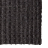 Vidaxl Rug 80x300 cm Natural Sisal Black