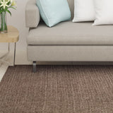 Alfombra vidaxl 66x150 cm marrón sisal natural