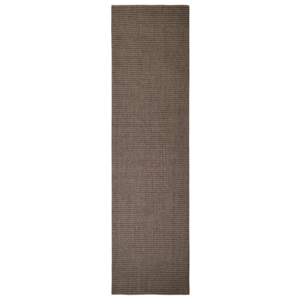 Alfombra Vidaxl 80x300 cm Sisal Brown