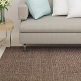 Alfombra vidaxl 80x350 cm marrón sisal natural