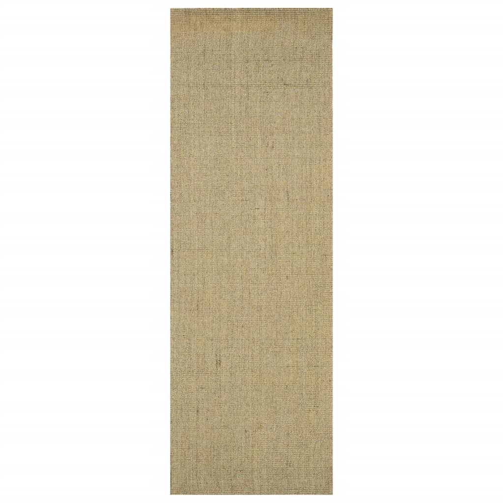 Vidaxl Rug 66x200 cm verde sisal natural