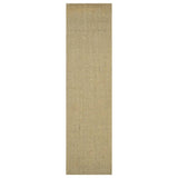 Vidaxl teppe 66x250 cm naturlig sisal grønn