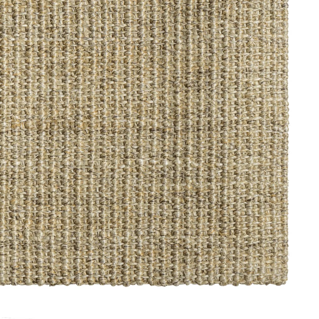 Vidaxl teppe 66x250 cm naturlig sisal grønn