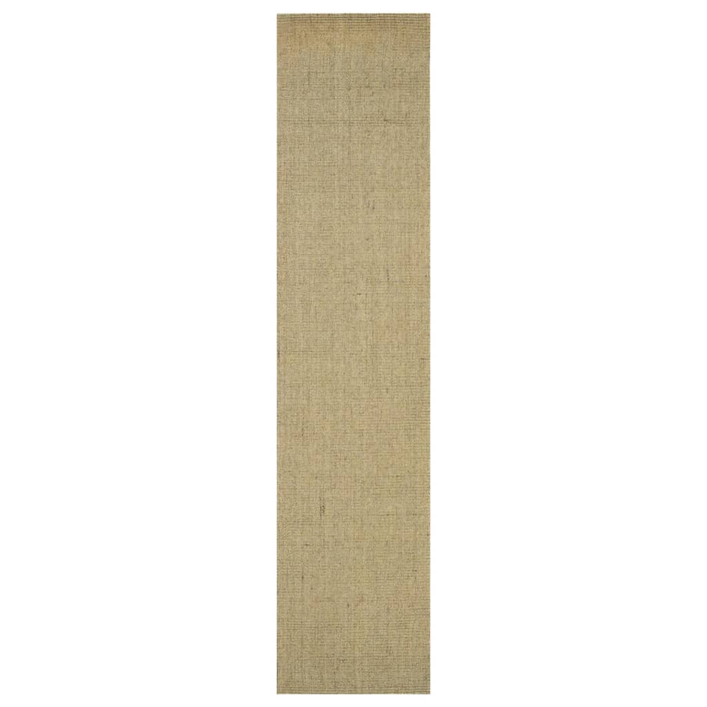 Vidaxl Rug 66x300 cm verde sisal natural