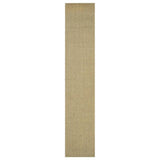 Viaxl tapis 66x350 cm Green de sisal naturel