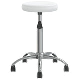 Tabouret de massage vidaxl blanc artificiel blanc