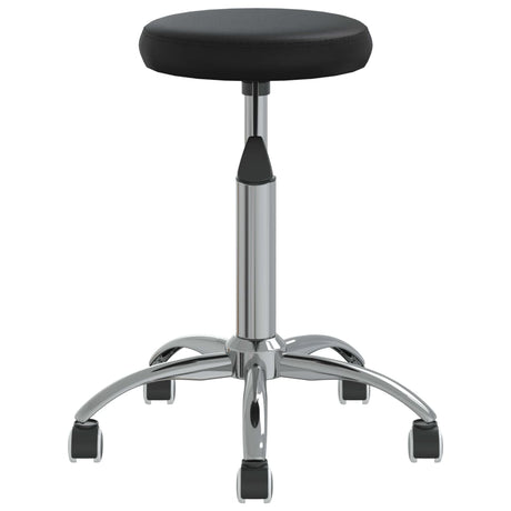 Tabouret de massage vidaxl noir en cuir artificiel noir