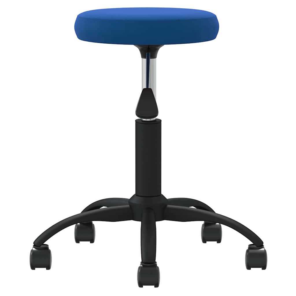 Vidaxl eetkamerstoel fluweel blauw